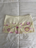 yellow & pink swirl shorts