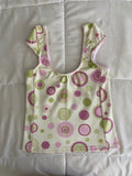 pink & green swirl top