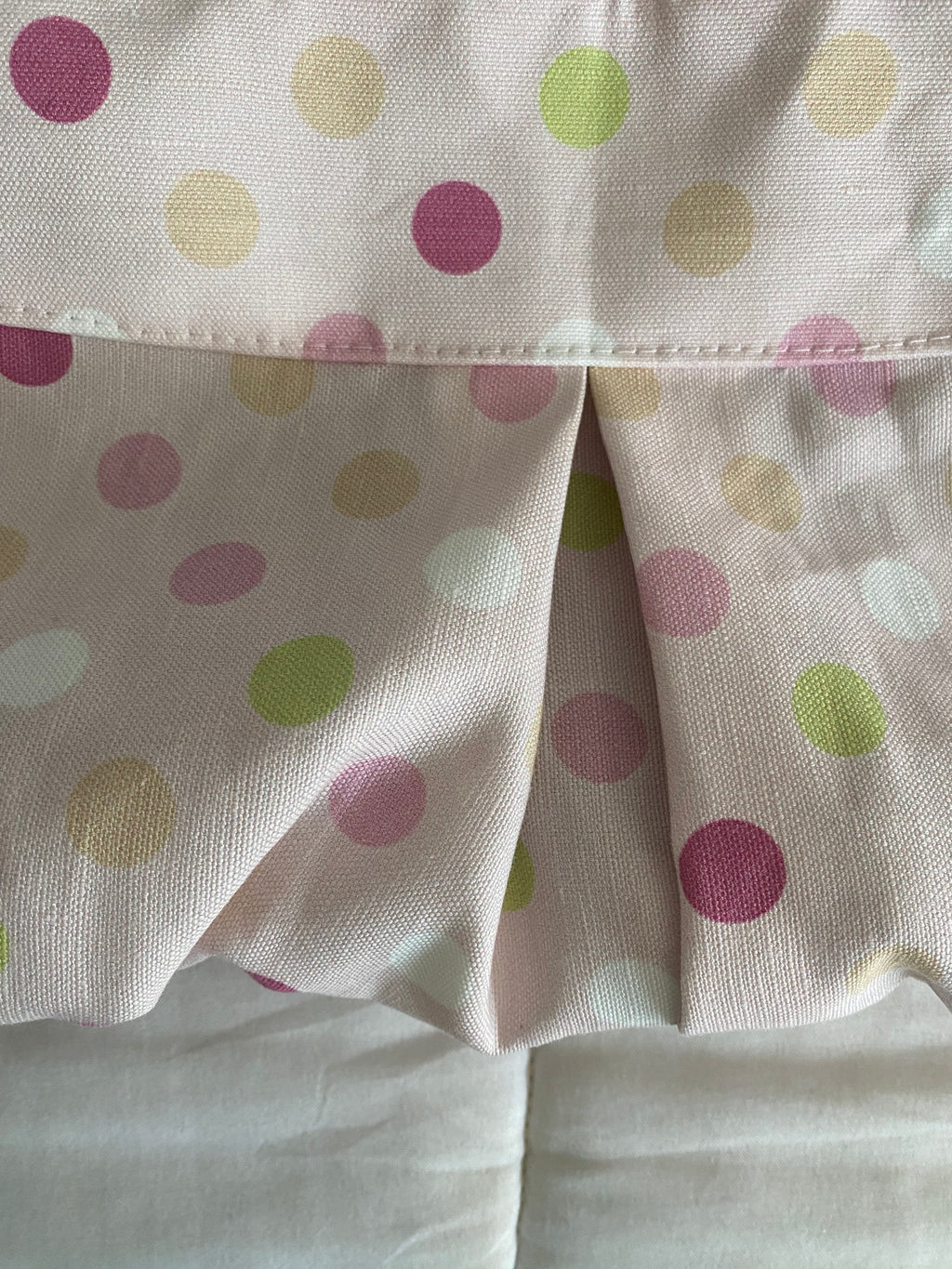 large polka dot purse in pink