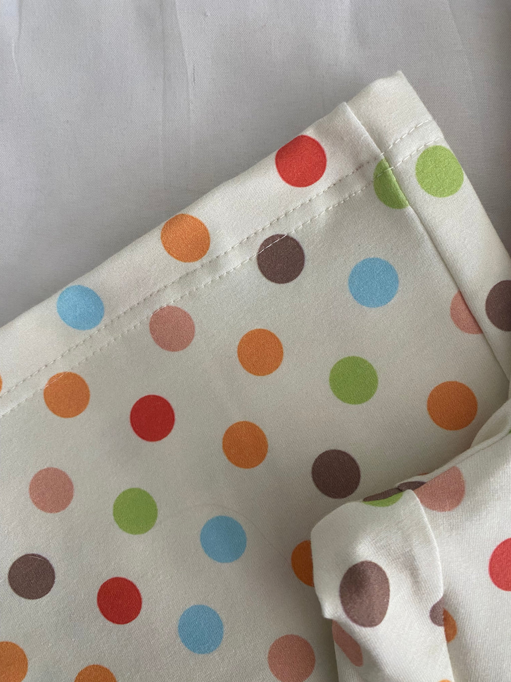 multicolored large polka dot pants