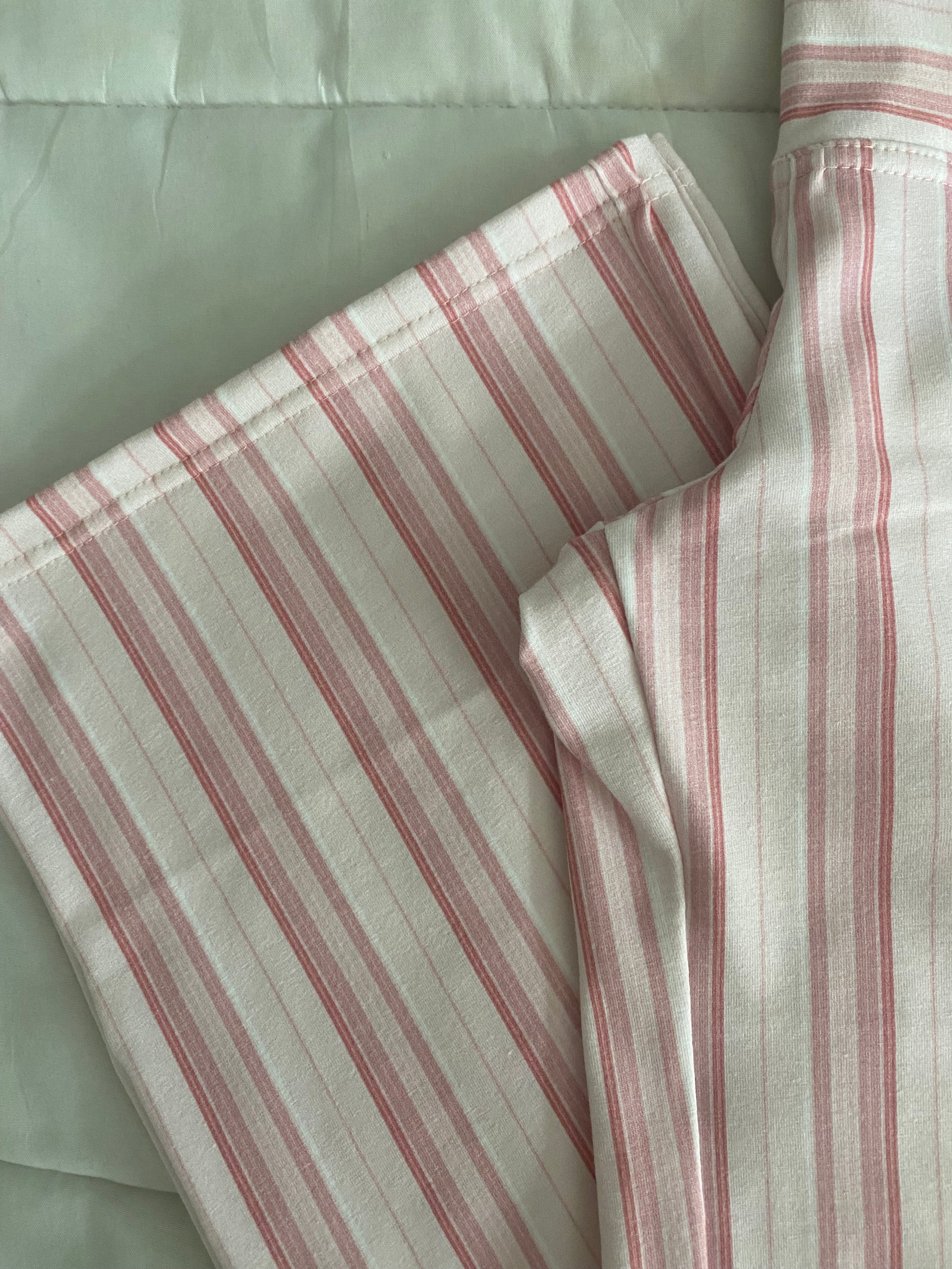 pink striped pants