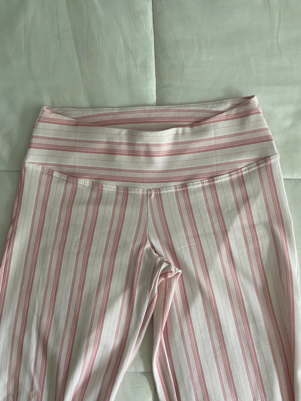 pink striped pants
