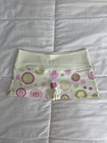 green & pink swirl shorts