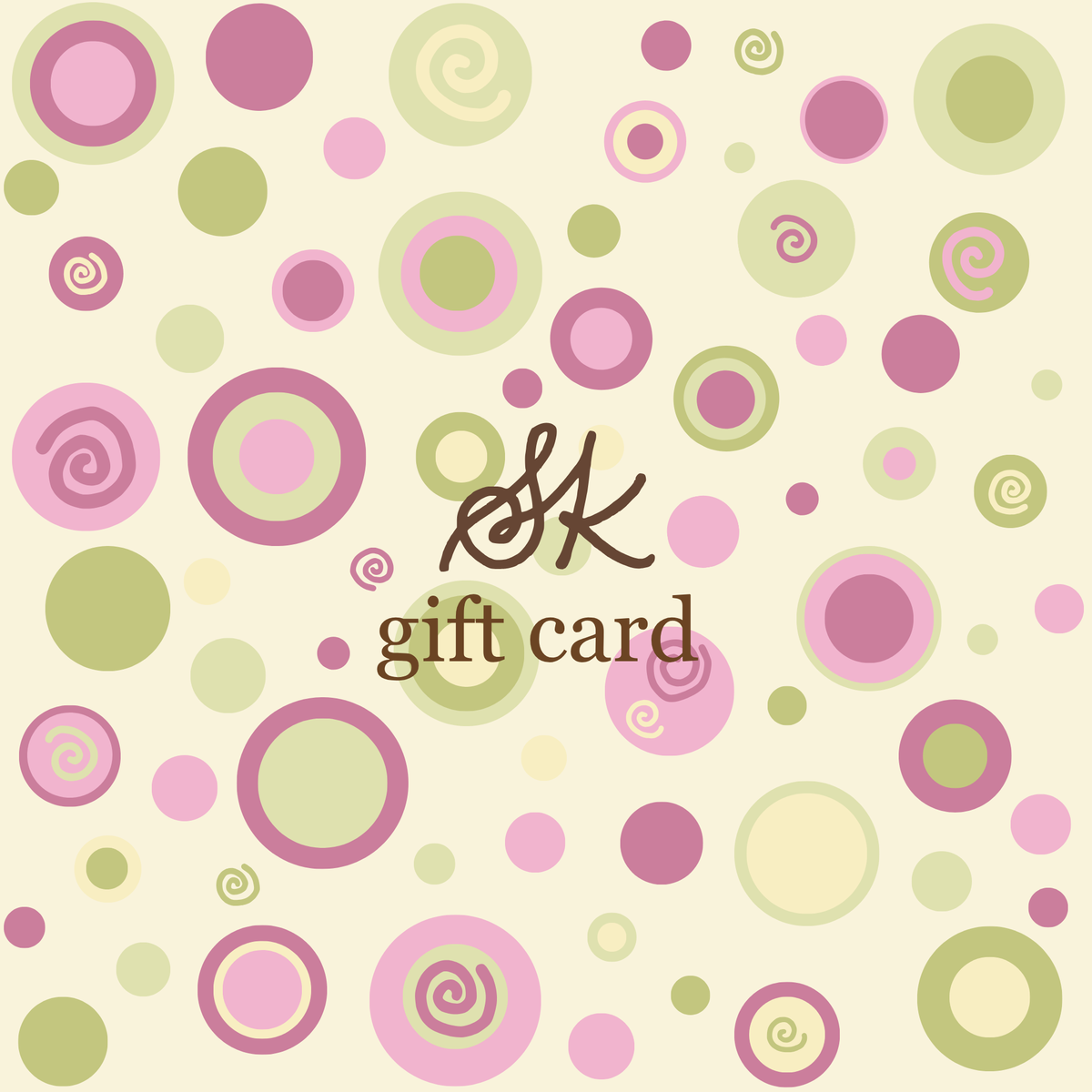 SK gift card
